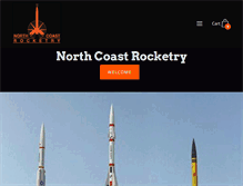 Tablet Screenshot of northcoastrocketry.com